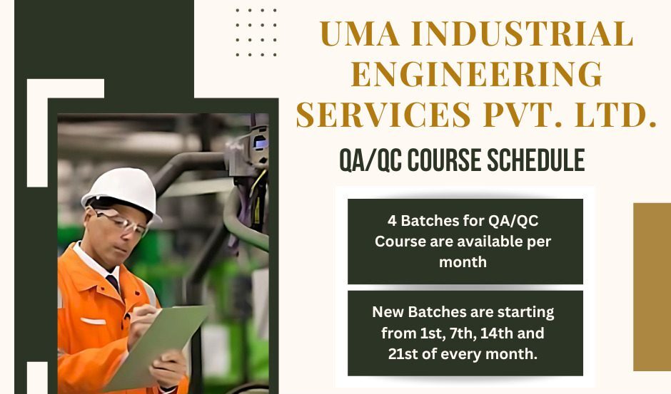 QA/QC Training & Certification Course - Uma Industrial